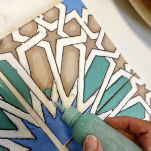 Taller pintura azulejos Andalusí
