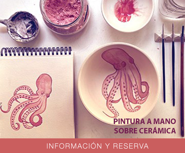 Ilustración sobre cerámica