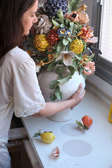 Taller de Escultura Floral en Porcelana · Sophie Aguilera · Almería